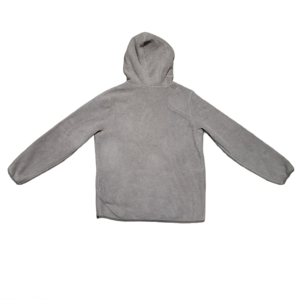Tan Fleece Drawstring Hoodie By Eddie Bauer Sz Lg - Picture 3 of 7